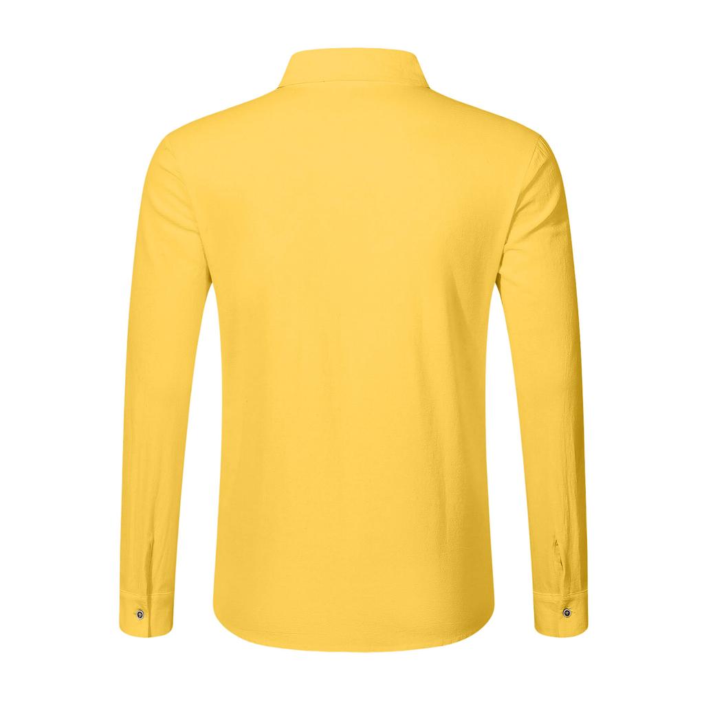 Men's Casual Outdoor Collared Corduroy Long-Sleeve Shirt
