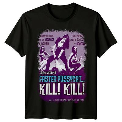 Faster, Pussycat! Kill! Kill! (1965) Movie Poster Inspired T-Shirt Retro Tee