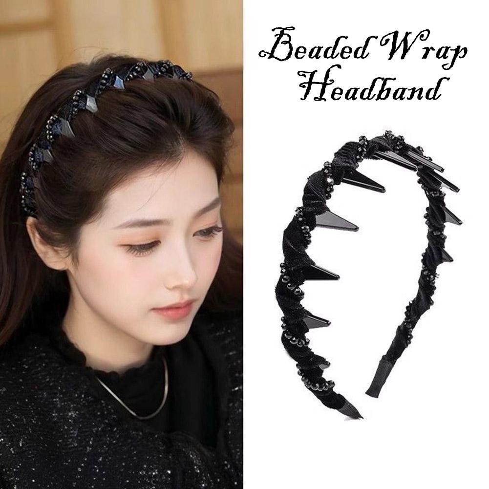 Fashion Non-slip Hairbands For Women Wave Top Anti-Slip 1pc Hairband Toothed Tooth Headbands Ne F7Q9
