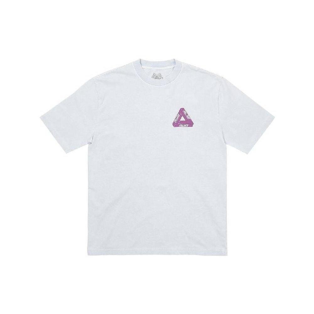 Palace SS23 Reacto Tri-ferg T-Shirt 'Blue' Men's P24ES031