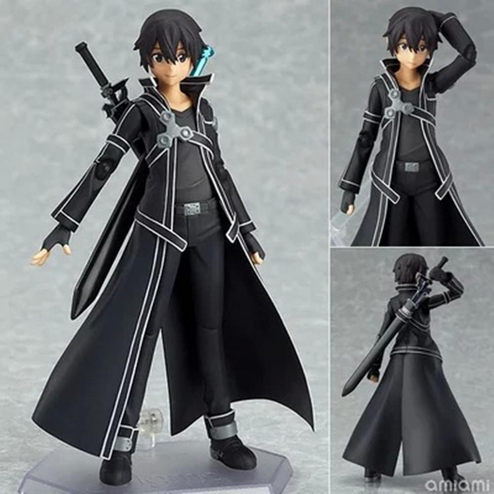 

Sword Art Online Кіріто Кадзуто Figma 174 Асуна Figma 178 ПВХ Екшн-фігурка Колекційна Модель Іграшка without box