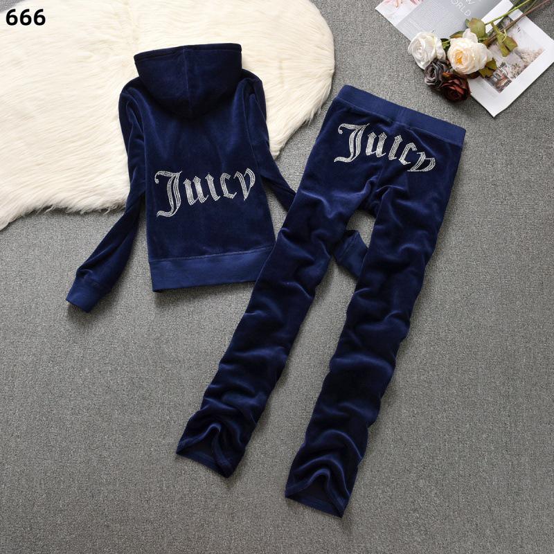 

Women s Velvet Casual Sportswear Set: Hooded Cardigan & Slim Long Pants with Stylish Hot Drill Design Small королевский синий