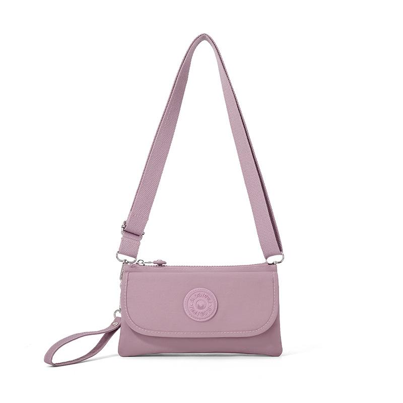 Crossbody Bag Women's Lightweight Coin Purse Nylon Water-Repellent Mobile Phone Bag