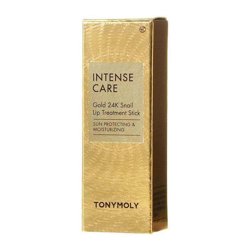 Tonymoly Tratamento Labial Stick com Ouro 24K e Caracol Cuidado Intenso SPF15