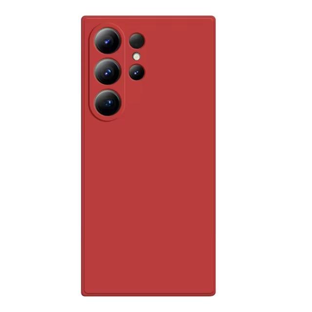 

Чехол S24 S23 Ultra, обновленный оригинальный жидкий силиконовый чехол для Samsung Galaxy S24 S23 S22 Ultra Plus, чехлы S24Ultra, мягкий чехол For Galaxy S22 Ultra красный