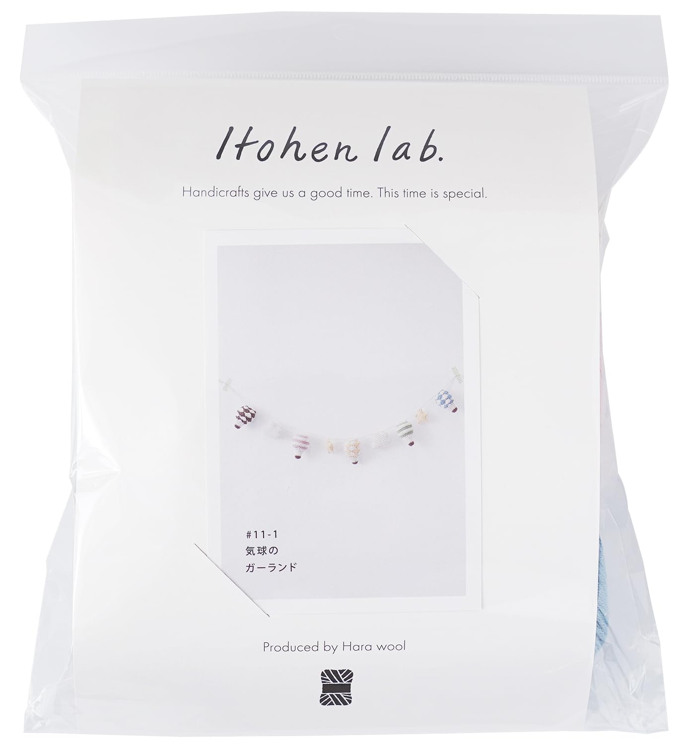 

Набор для вязания из необработанной шерсти Itohenlab #11-1 Гирлянда из шаров