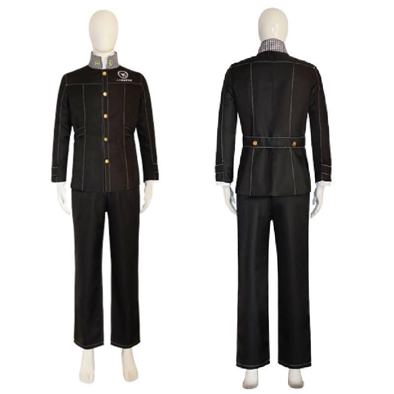 Persona 4 Golden Narukami Yu Kostium Cosplay Stylowy Anime Mundurek