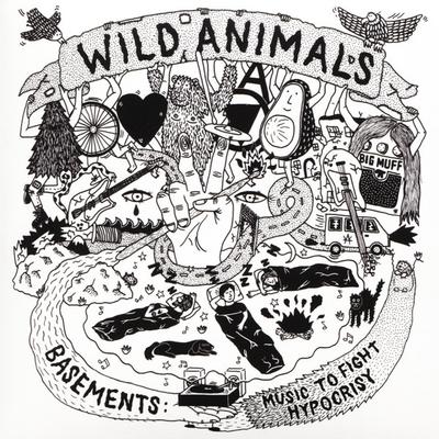 CD WILD ANIMALS - BASEMENTS: MUSIC TO FI  WS150 Waterslide Reco 2016 Japan ObiRock Used
