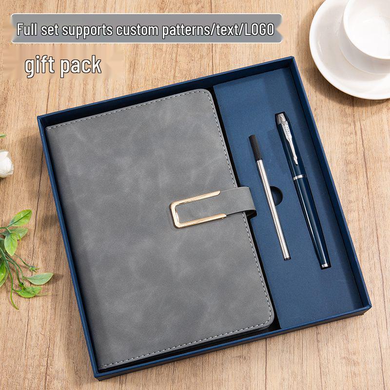 Luxury Logo Notebook Gift Set - Business Pages, Perfect for Corporate Souvenirs