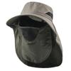 Wide Brim Sun Hat Women Men UV Protection Outdoor Fishing With Neck Flap Breathable Cap