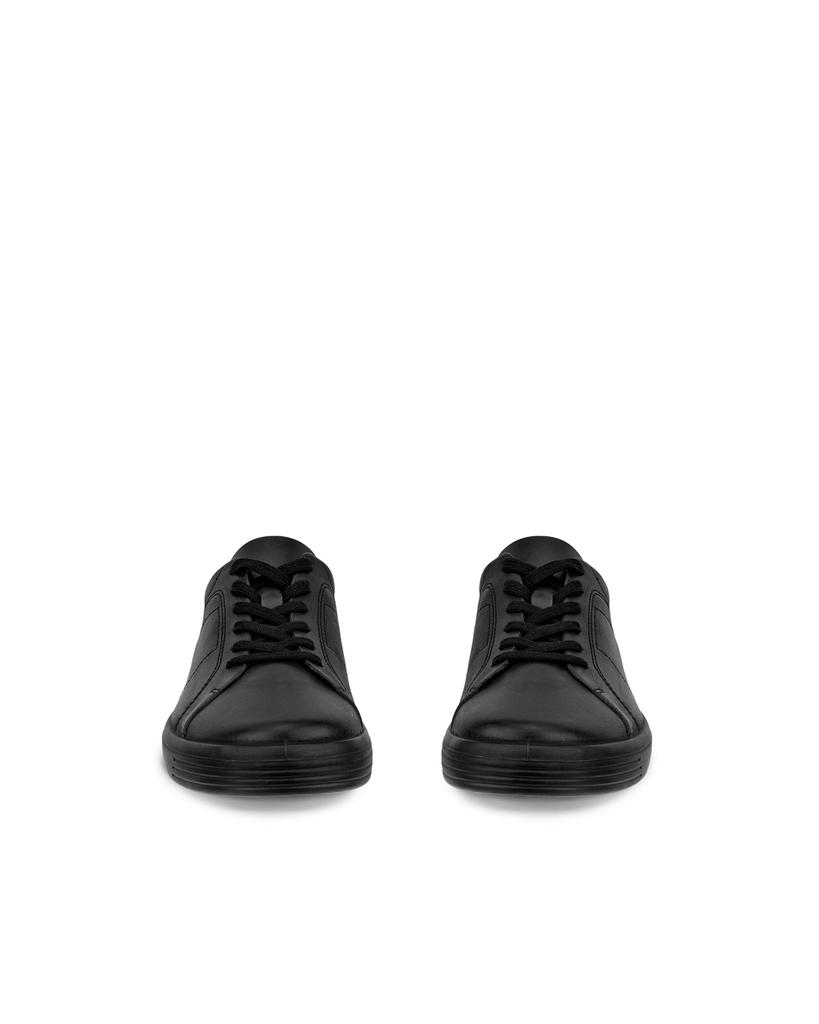 ECCO Classic Genuine Casual 3E Sneakers, Leather, Men's Sneakers, 53734402001, BLACK, 25.5 Cm,