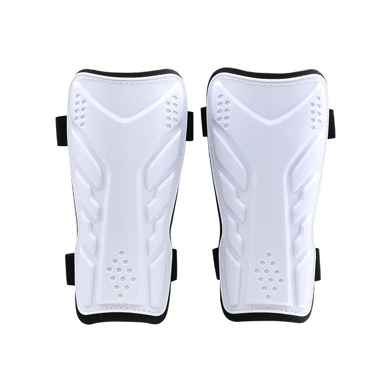 Pro Football Shin Guards with Double Straps & EVA Padding - Anti-Collision Velcro Design