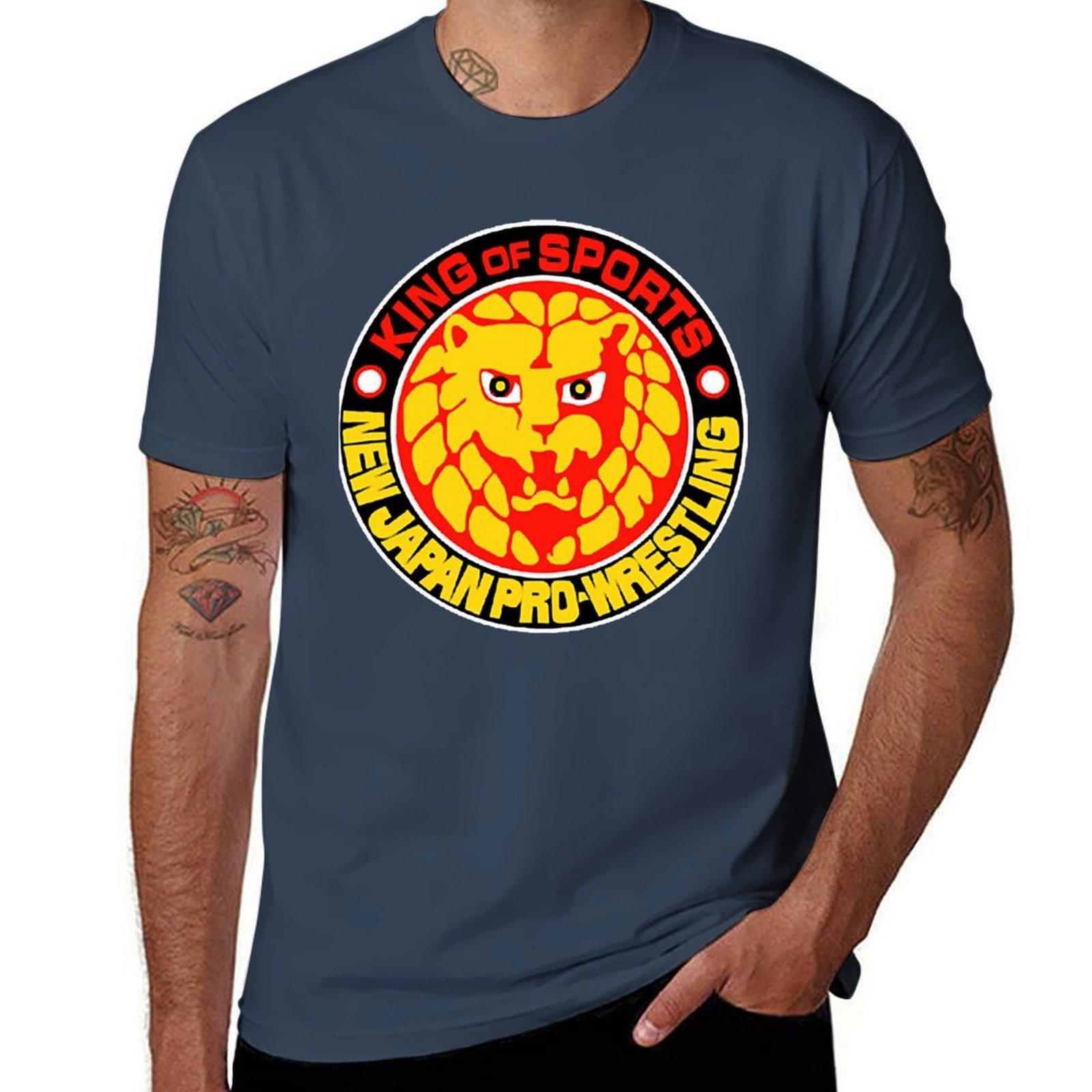 Новая футболка New Japan Pro-Wrestling футболка для мужчины мужчины футболка хлопок 100% Футболка S