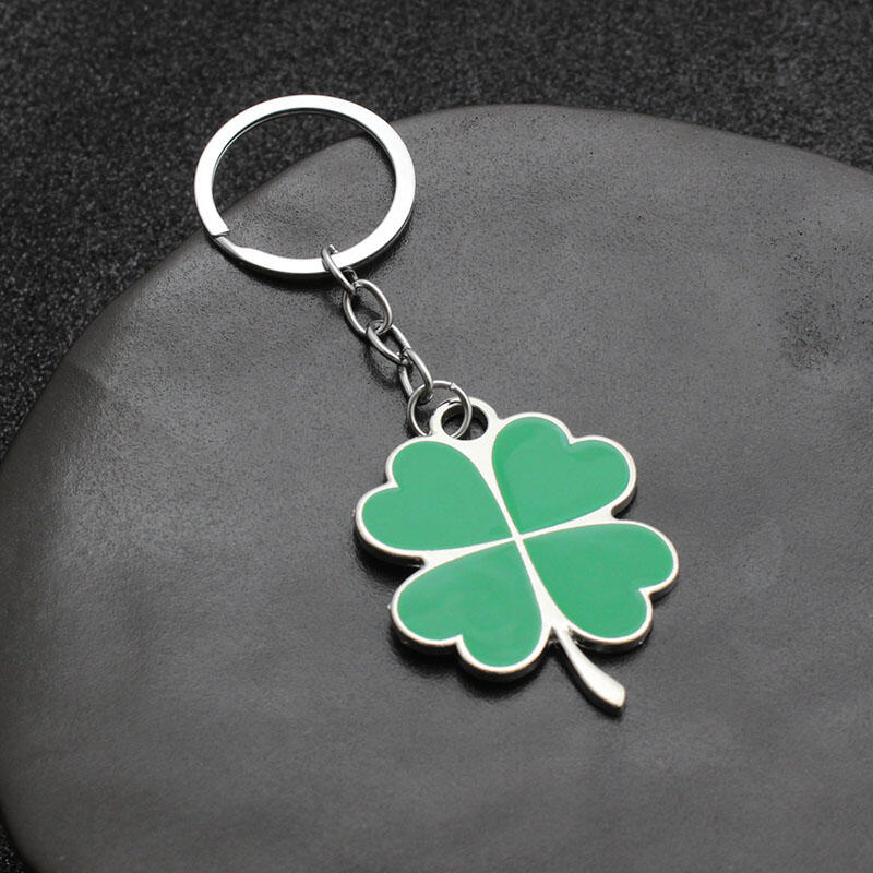 Four-leaf clover keychain key ring clover pendant DD-13290