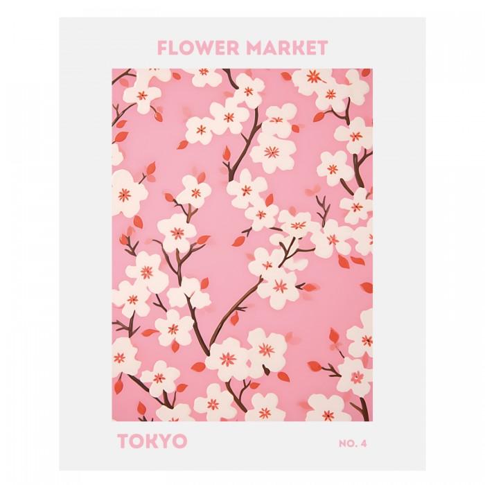 Jolly and Dash Flower Market Tokyo Print