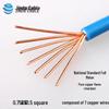 Jinda BVR0.75/1.0mm² Flame-Retardant Copper Core Flexible Wire, 200m Single-Core Multi-Strand
