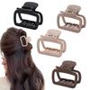 1/4PCS Women's Fashion Elegant Hair Clips Square Lightweight Hair Clips for Hairstyling Makeup Hair Claw Clips Shark Clips