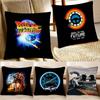 Cartoon Classic Movie B-Back To The F-Future Pillow Case Fashion Square Pillowcase Bedroom Sofa Room Ins Decoration Leisure