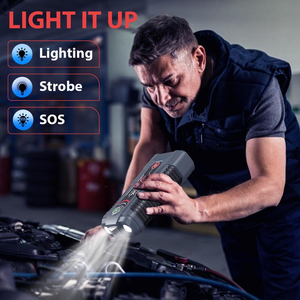 Car Jump Starter Power Bank 4000A 12800mAh Starting Device Auto Emergency Battery Booster Jump Starter Car Battery Starter