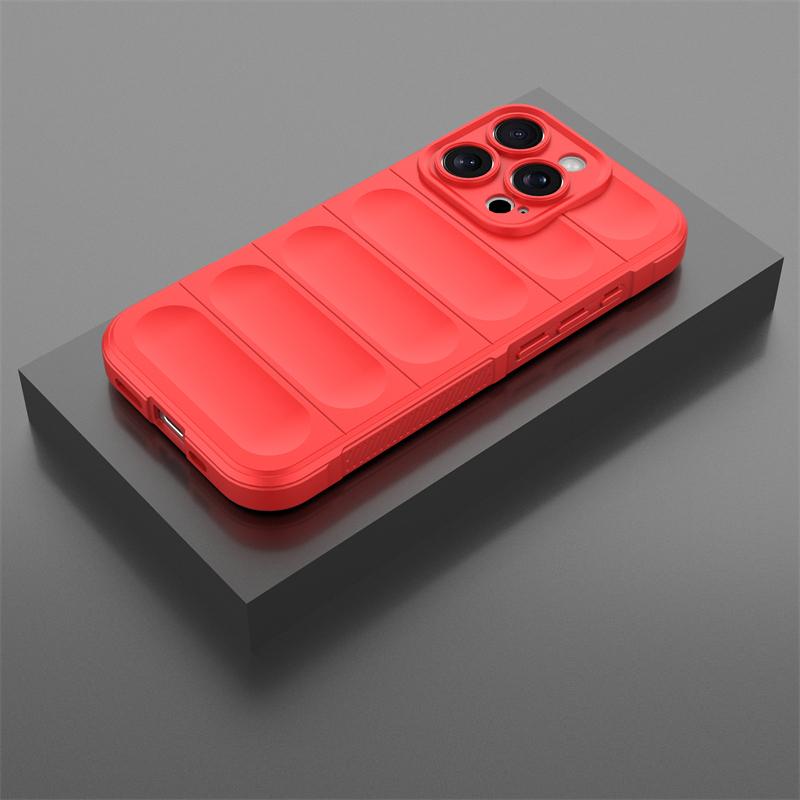 For Apple iPhone 16 Pro Case Cover Shockproof Coque Anti-slip Silicone Rubber Funda Para Back Cover For iPhone 16 Pro Max