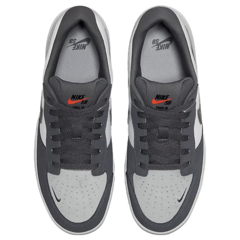 Nike Sb Force 58 Dark Grey White Skateboard Shoes DV5477-001