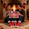 Socks Advent Calendar for Adults Men Women 12 Pair of Christmas Crew Socks Funny Sock Countdown To Christmas 24 Days Gifts