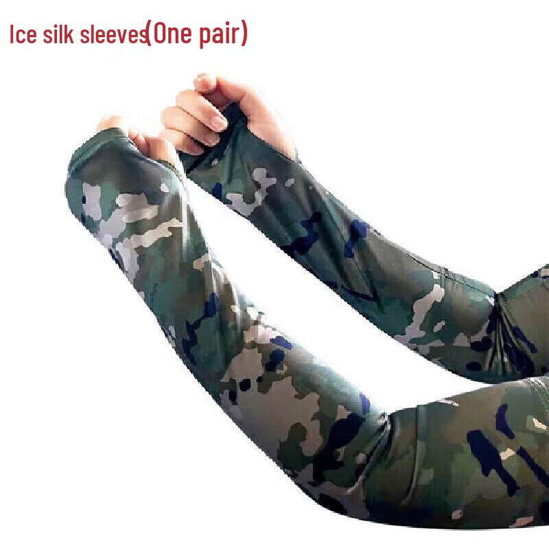 Ice Silk Camouflage Sun Protection Set