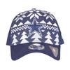 Casquette Trucker - New Era - NFL Dallas Cowboys - Motif Noël - Snapback Réglable - Hiver