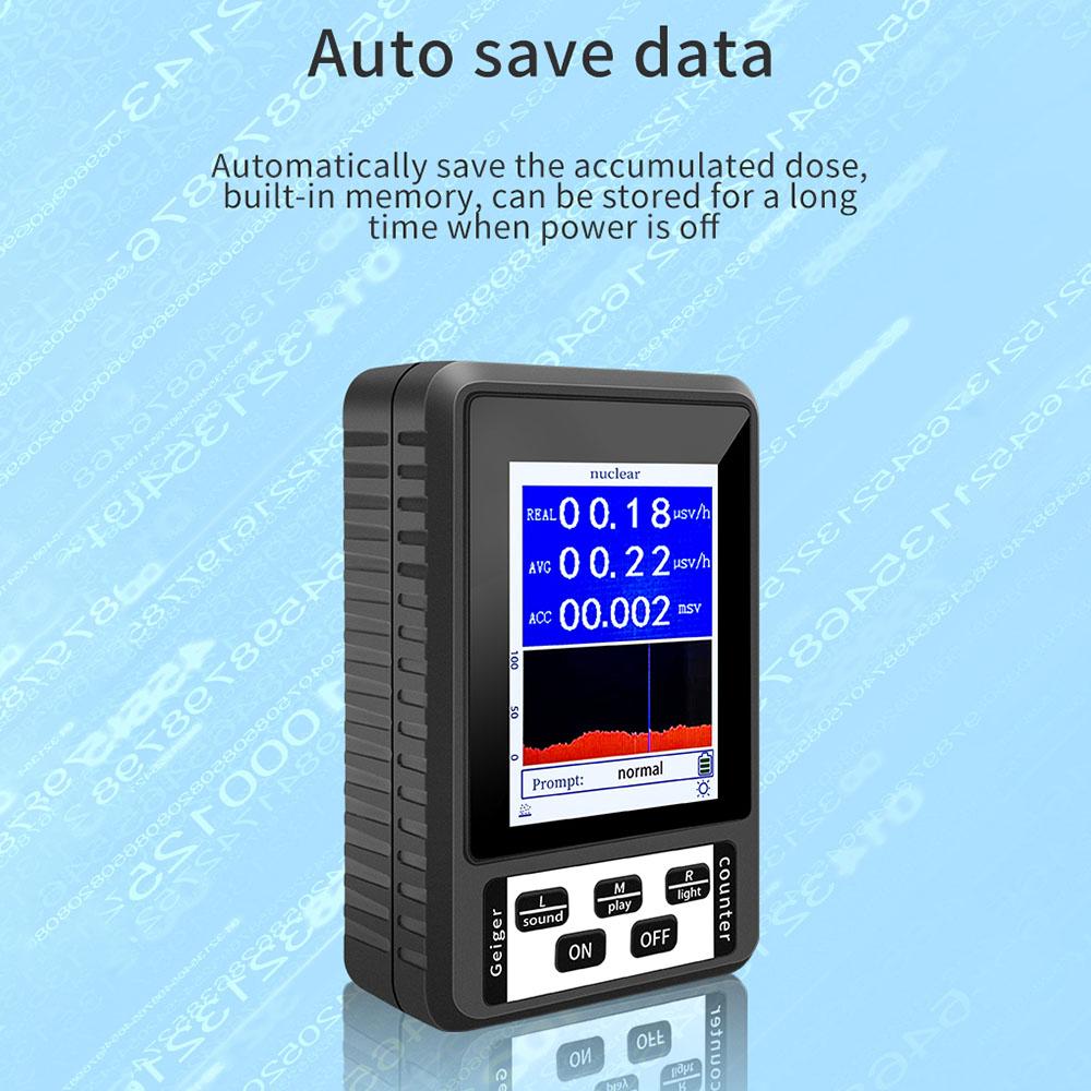 Portable Nuclear Radiation Detector Handheld Personals Geiger Counter X-rays Detecting Tool Practical Household Radioactive Tester
