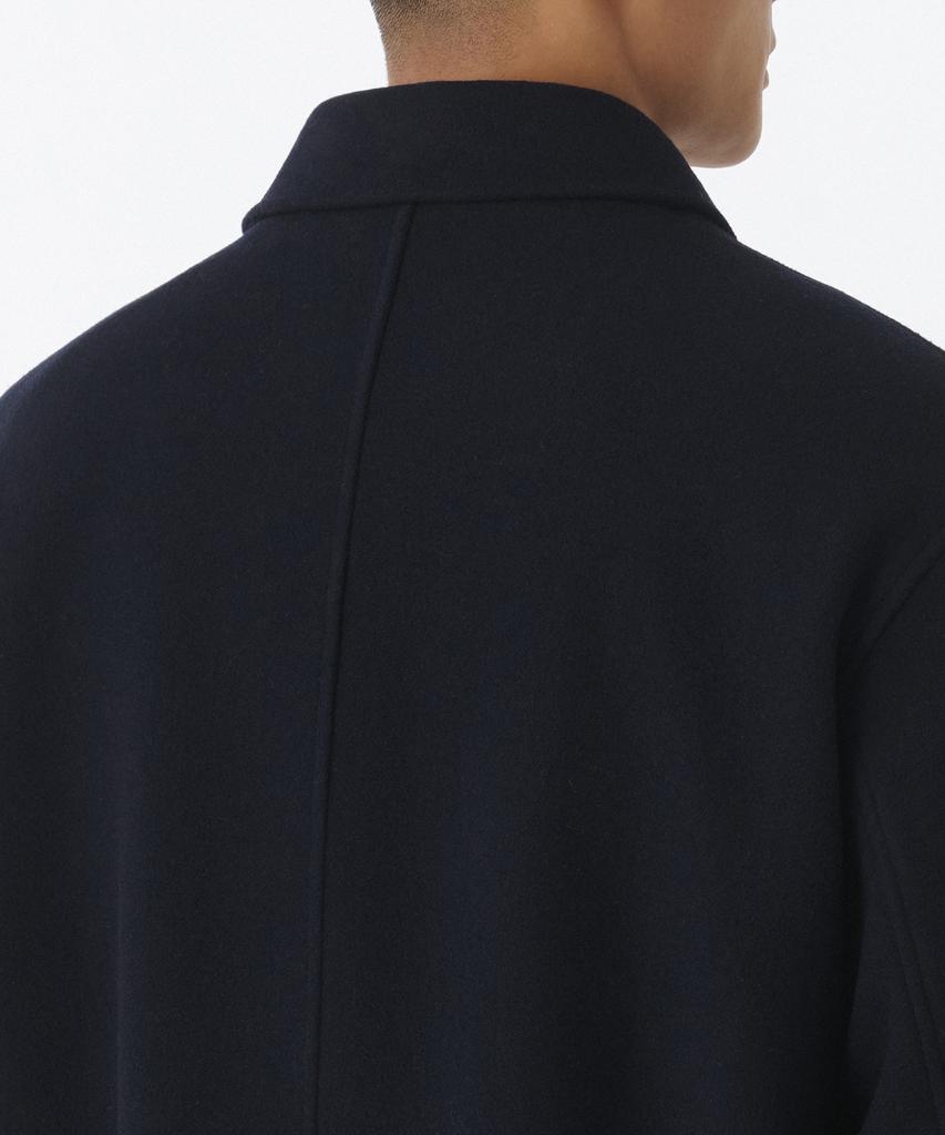 Musinsa Standard Wool Blend Minimal Blouson Jacket [Navy]