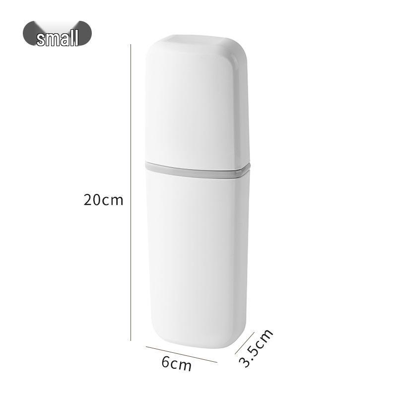 Portable Travel Toothbrush and Mouthwash Holder with Wash Bag