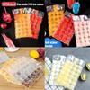 10PCS Portable Ice Cube Bags Transparent Ice Mould New Faster Freezing Ice Maker  DIY Drinking