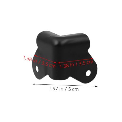 QUMIIRITY 10-Piece Speaker Corner Protection Angled Corner Guards, Cabinet Corner Guards, Speaker Corner Covers, Amplifier Speaker Corner Protectors,