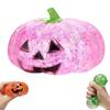 Halloween Pumpkin Stress Ball for Adults - Soft PVC Squeeze Toy for Stress Relief, Anxiety Relief, Office Desk Decor, 1 Pack Fidget Sensory Toy/pink