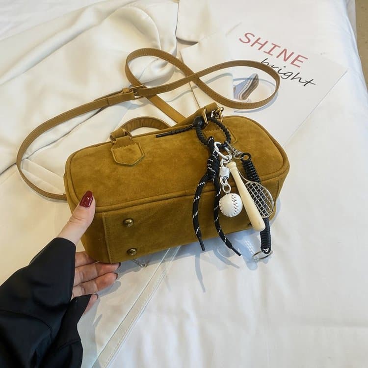 Ladies Vintage Boston Bag Crossbody Bag