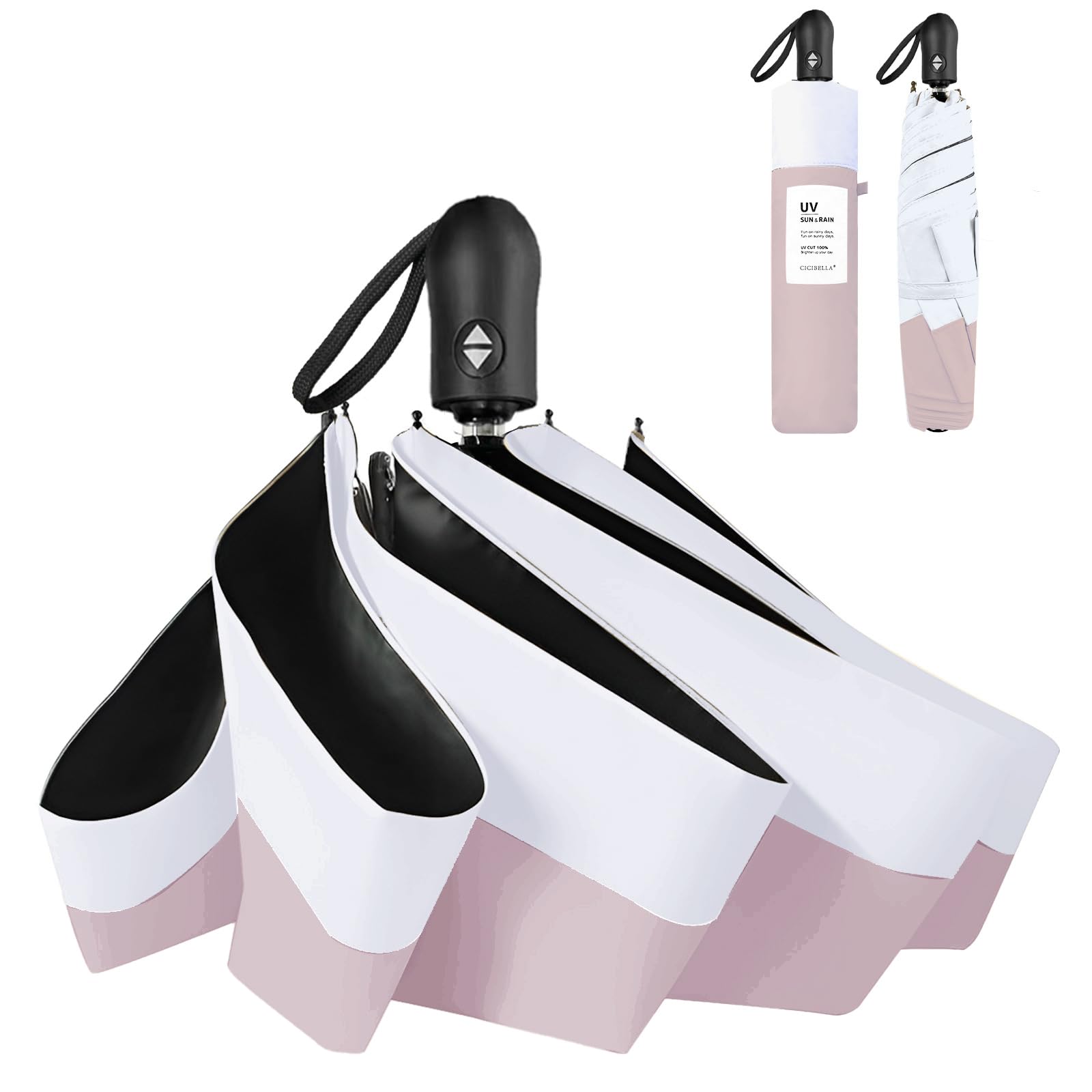 

Зонт Shishibella Parasol с защитой от ультрафиолета, блокирующий свет, складной зонт, легкий, для солнечной и дождливой погоды, складной зонт с теплоизоляцией