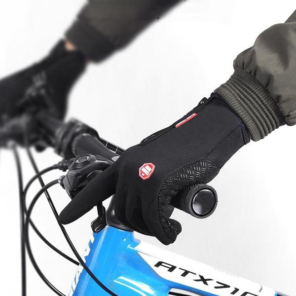 New Winter Gloves Men Women Touch Cold Waterproof Motorcycle Cycle Gloves Male Outdoor Sports Plus Velvet Warm Running Ski Glove