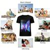 Jujutsu Kaisen Fushiguro Megumi Domain Expansion Print Casual T-shirt Unisex Loose Top Pure Cotton T-shirt
