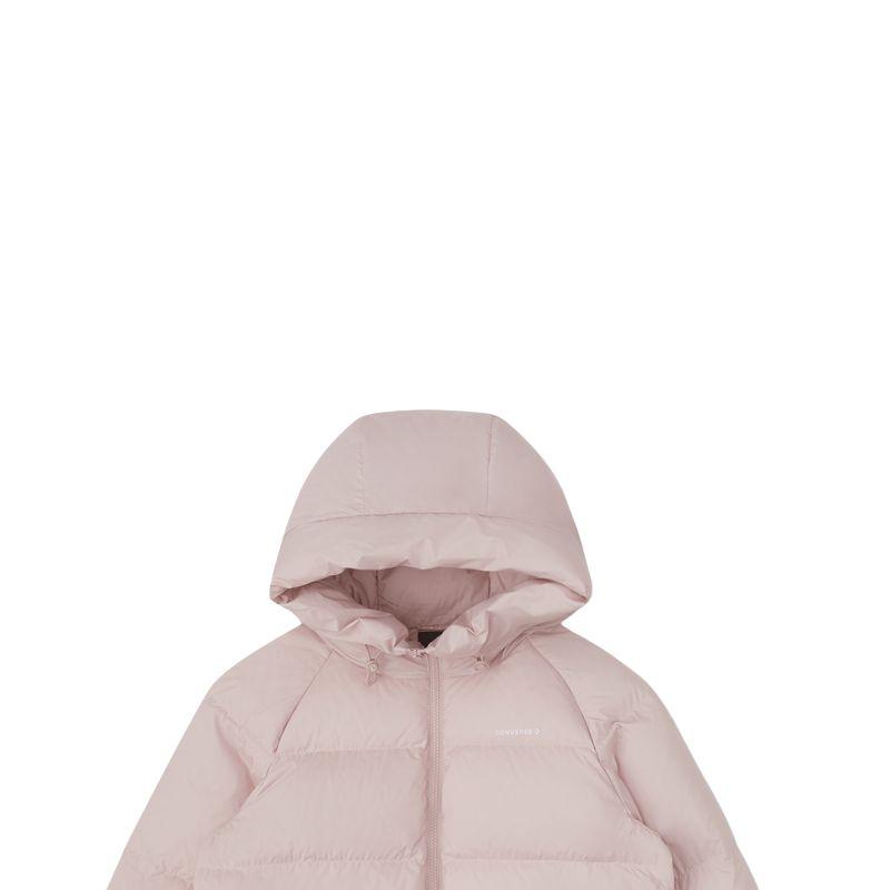 New Converse Down Jacket Women's Pink Sapphire 10026925-A03