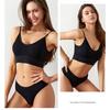 No Seamless Steel Ring Women Sports Bra Panties Bra Set Ladies Yoga Running Underwear Bra Suit Women Sleeping Bra Set Plus Size