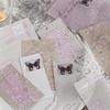 MòMò Hot Stamping Embossed Sticky Notes - Realm of Plain Shadows Series - 10 Sheets for Journal Decoration