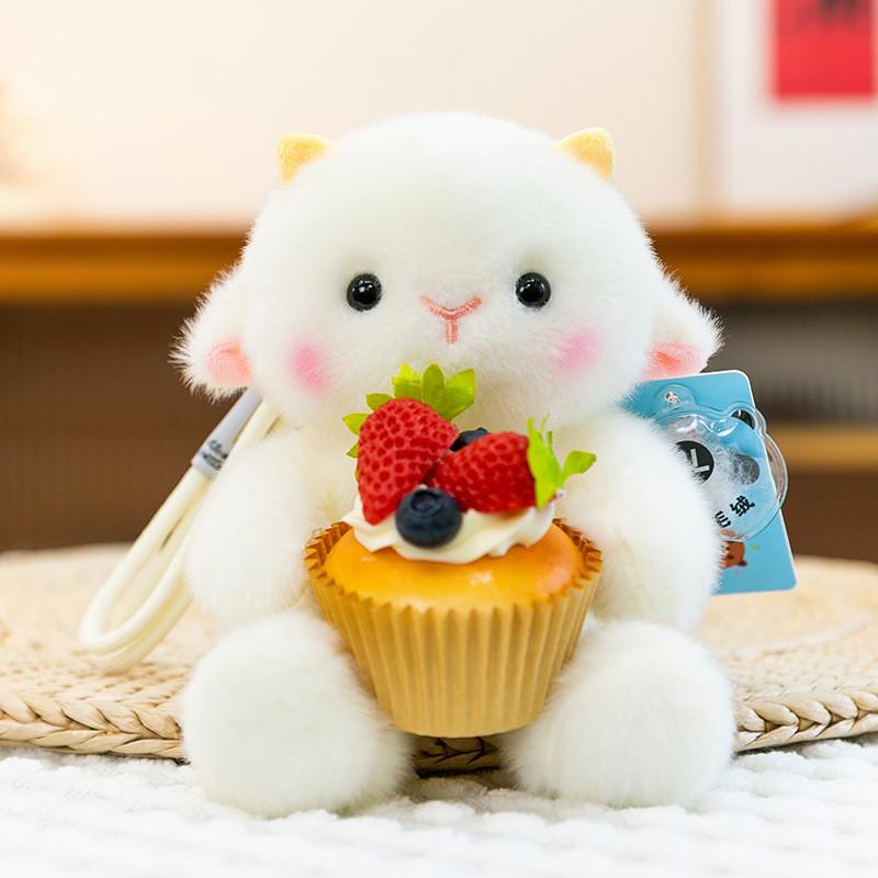 Plush Sheep Desk Companion Toy With Pp Cotton Fill For Office Stress Relief And Decor