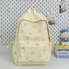 Schoolbag Korean Ins College Wind Star Backpack Large Capacity Junior High School Student School Bag Casual Lightweight Computer Backpack