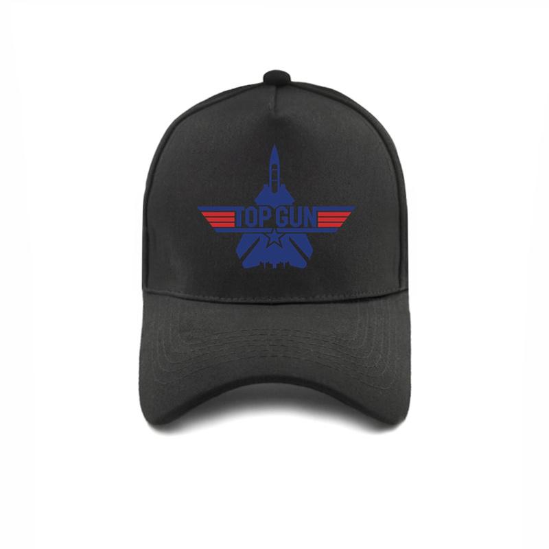 New Top Gun Baseball Cap Cool Snapback Adjustable Casual Outdoor Unisex Women Top Gun Hats MZ-596