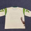 Y2K Retro T Shirt Street Harajuku Hip Hop Splicing Round Neck Sport Wide Men Women Short Sleeves High Baseball Jersey