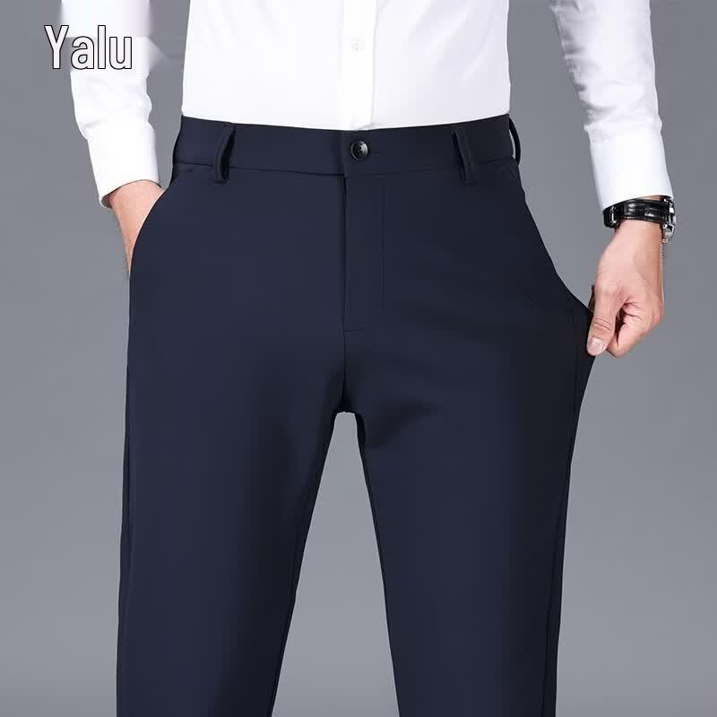 Yalu Men s Four-Way Stretch Straight Fit Dress Pants 36