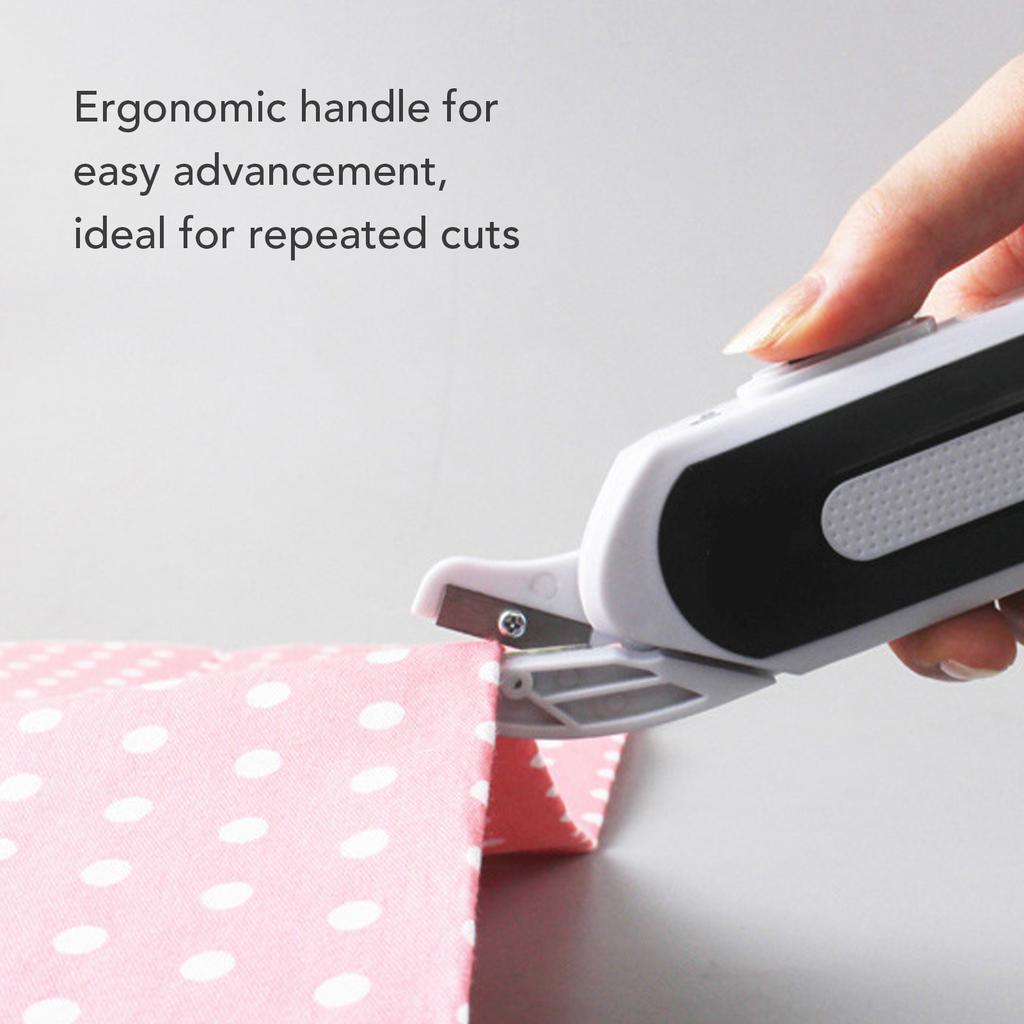 Electric Scissors Abs Material Portable Ergonomic Handle Electric Scissors Cordless Metal Blade For Artist For Sewing Crafting