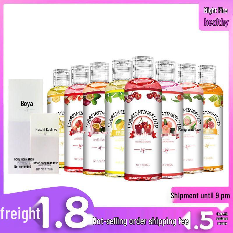 Baiyafei Fruit-Flavored No-Rinse Lubricant for Couples – Intimate Fun Product