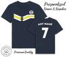 Scotland Strip T-Shirt Personalised Name and No Adult Kids Baby,Football 6 Nations