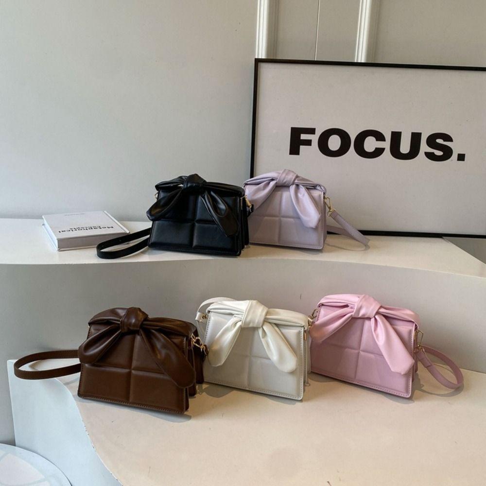 Shoulder Bag Simple Crossbody Bag Purse PU Handbag Ins Chocolate Shape Square Bag  Streetwear